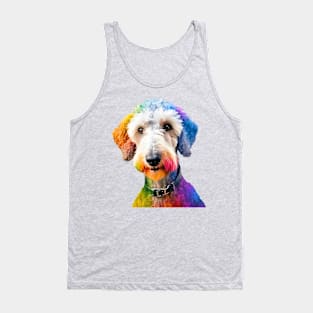 Pop-Art Bedlington Terrier Impressionism Tank Top